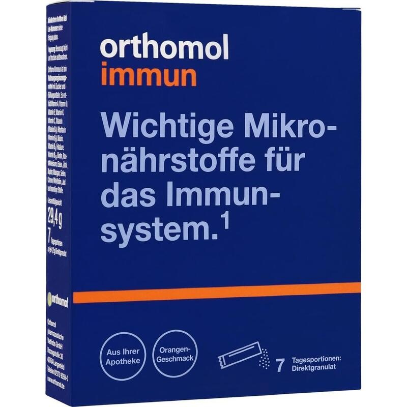 Orthomol Immun Direktgranulat Orange (7 Stk)