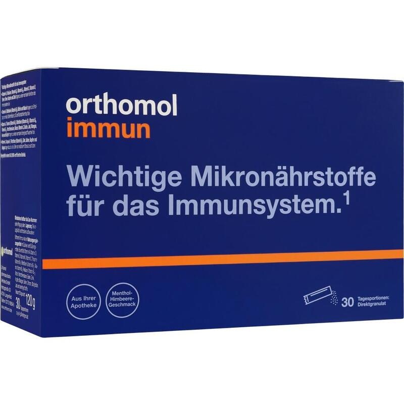 Orthomol Immun Direktgranulat Menthol-Himbeere (30 Stk)