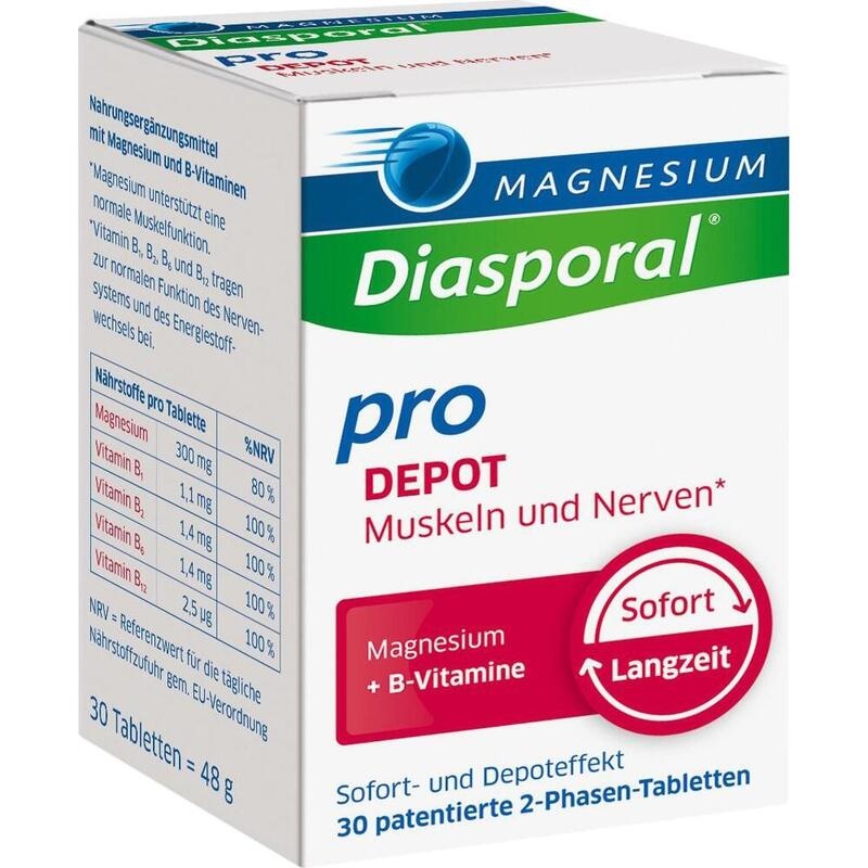MAGNESIUM DIASPORAL pro+B-Vit.DEPOT Musk.+Nerv.Tab