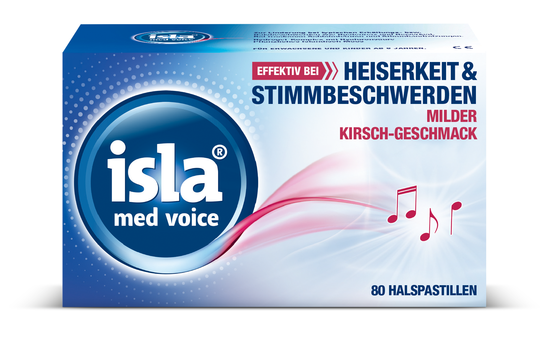 Isla Med voice Pastillen milde Kirsche (80 Stk)