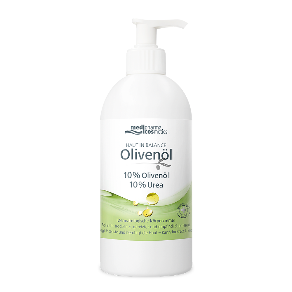 Olivenöl Dermatologische Körpercreme 10% (500 ml)