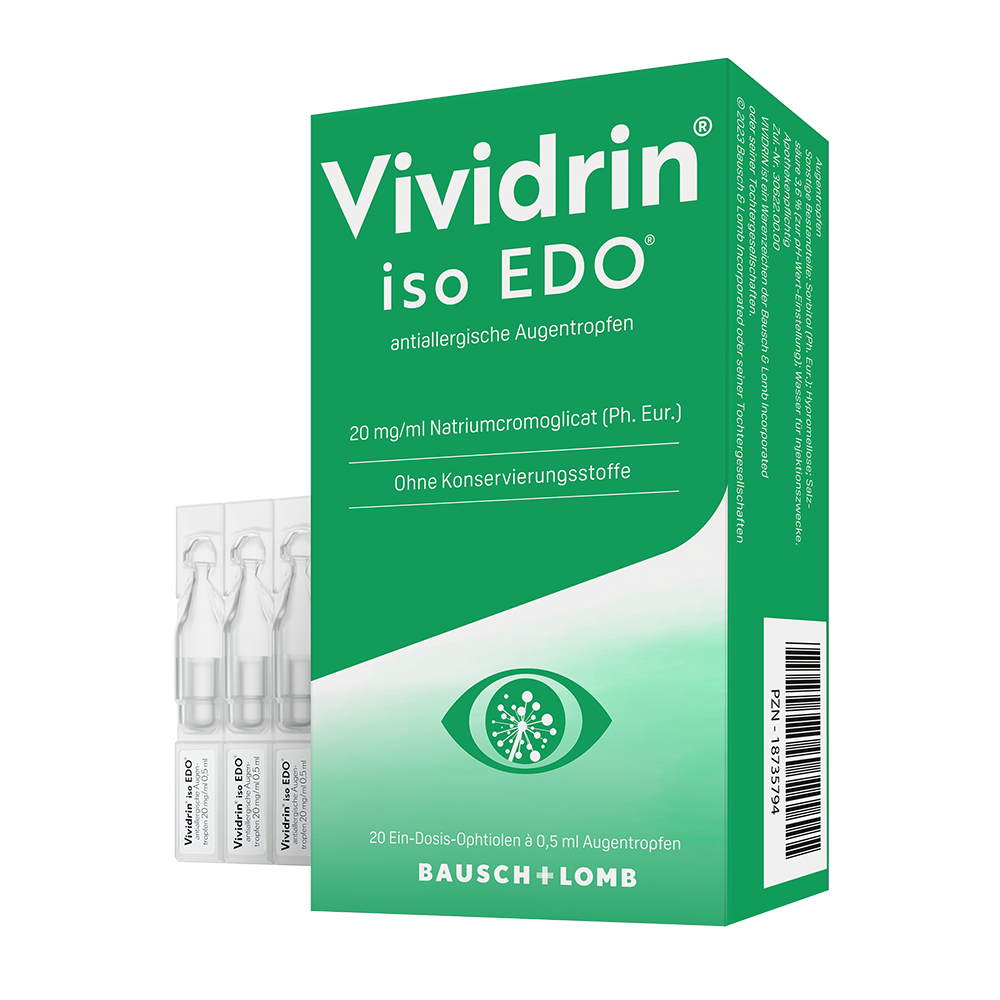 Vividrin iso EDO antiallergische Augentropfen (20x0,5 ml)