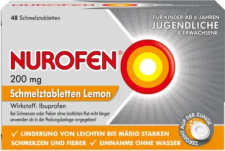 NUROFEN 200 mg Schmelztabletten Lemon