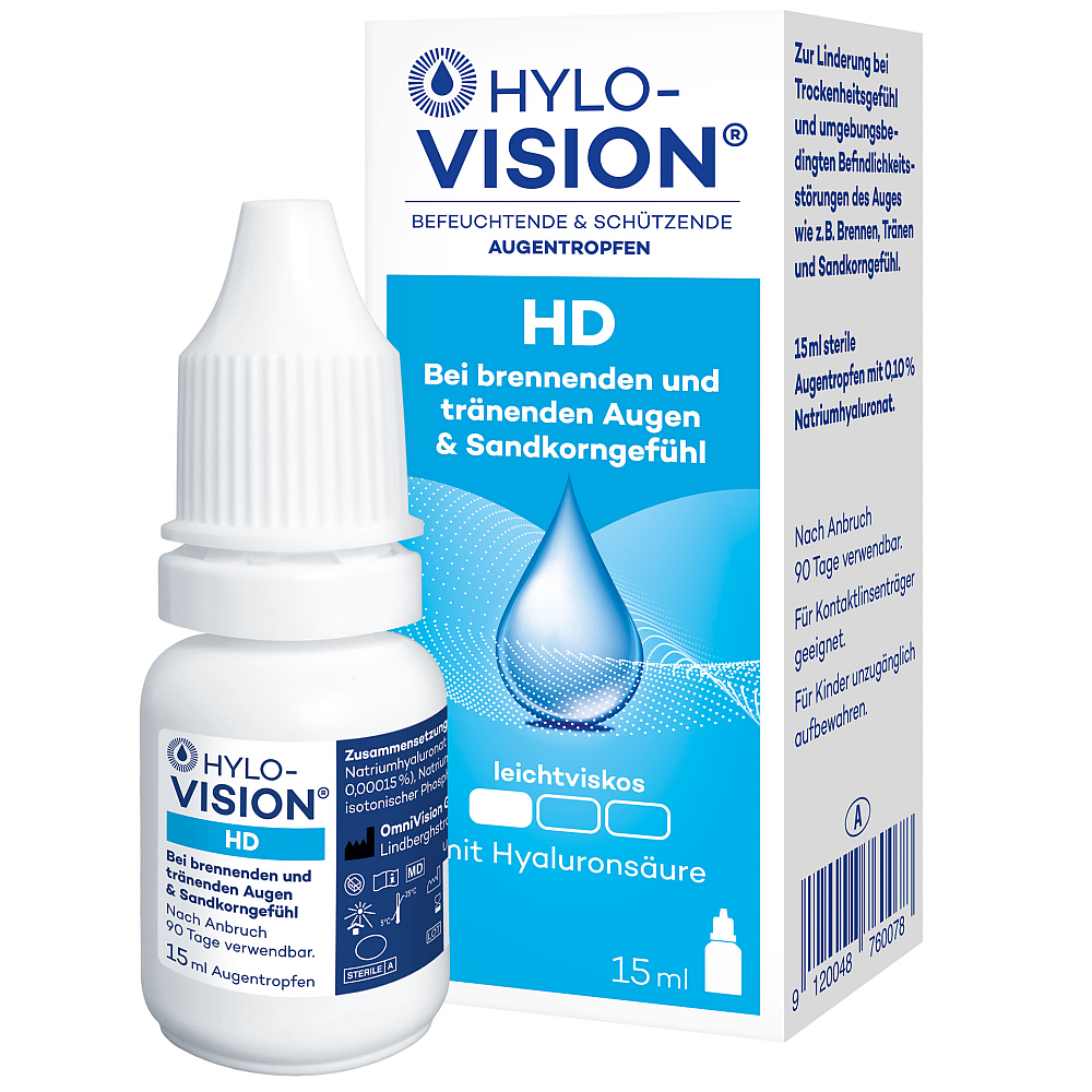 Hylo-Vision HD Augentropfen (15 ml)