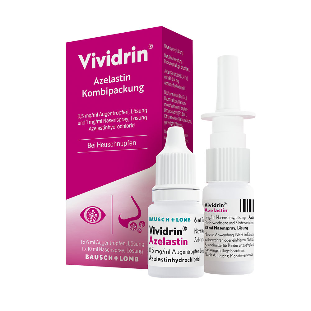 Vividrin® Azelastin Kombipackung (6 ml AT + 10 ml NS)