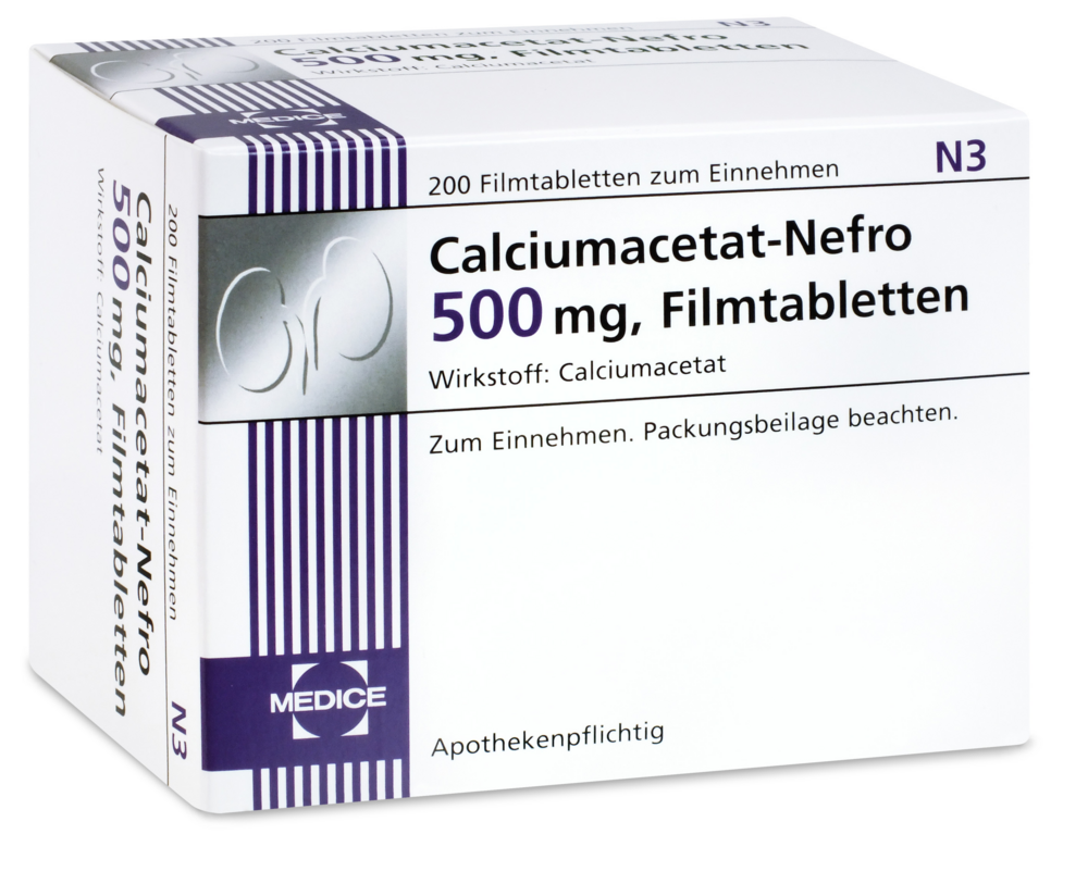 Calciumacetat-Nefro 500 mg (200 Stk)