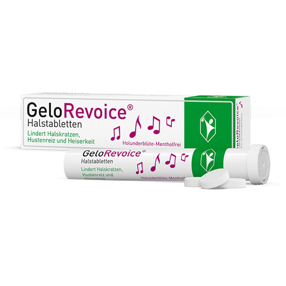 GeloRevoice Halstabletten Holunderblüte-Mentholfrei (20 Stk)