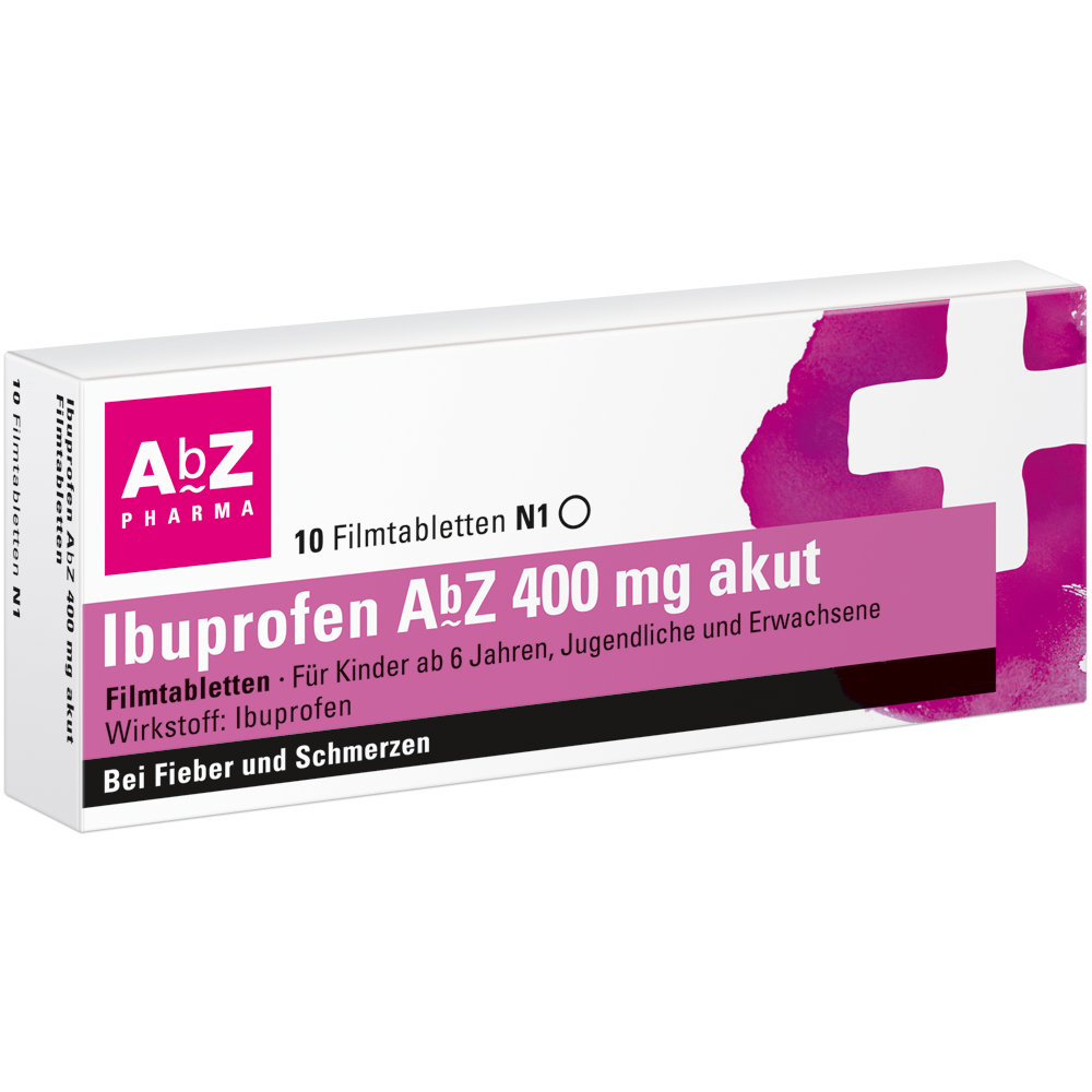 Ibuprofen AbZ 400mg akut (10 stk)