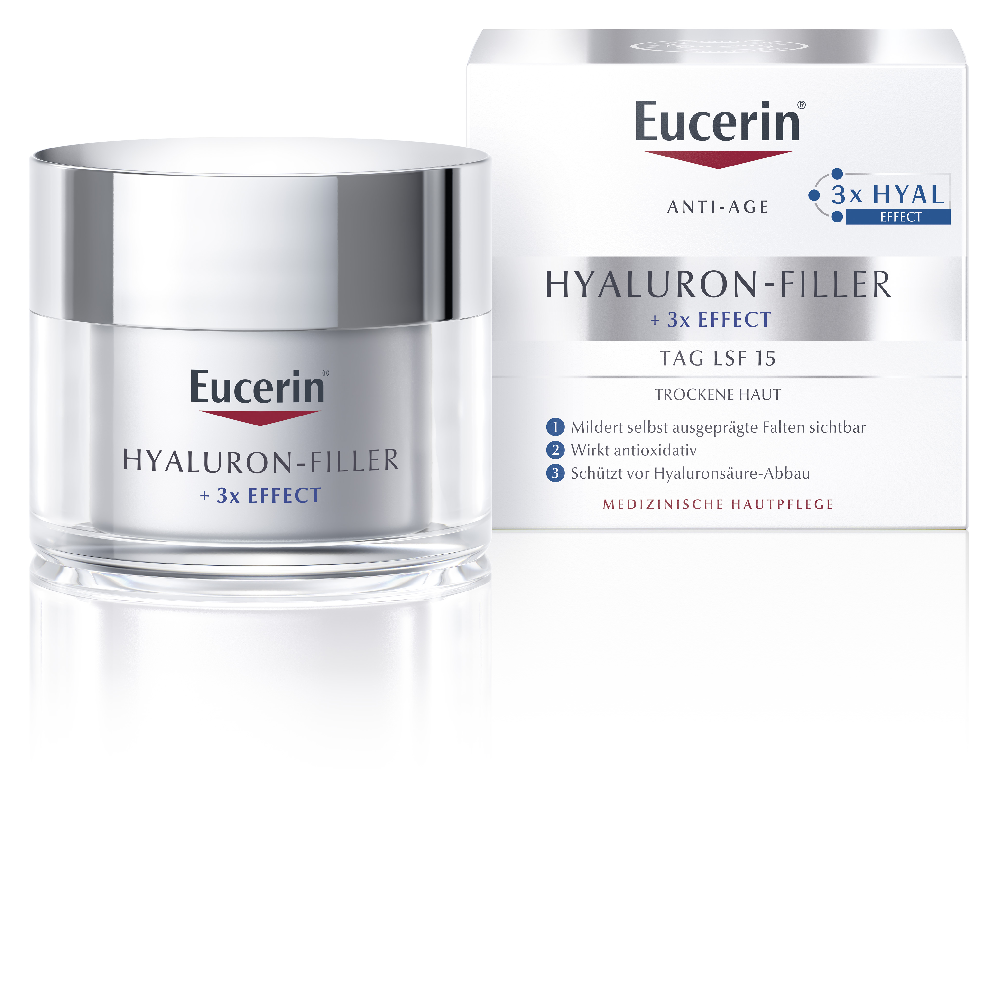 Eucerin Anti Age Hyaluron-Filler Tagespflege Creme trockene Haut (50 ml)