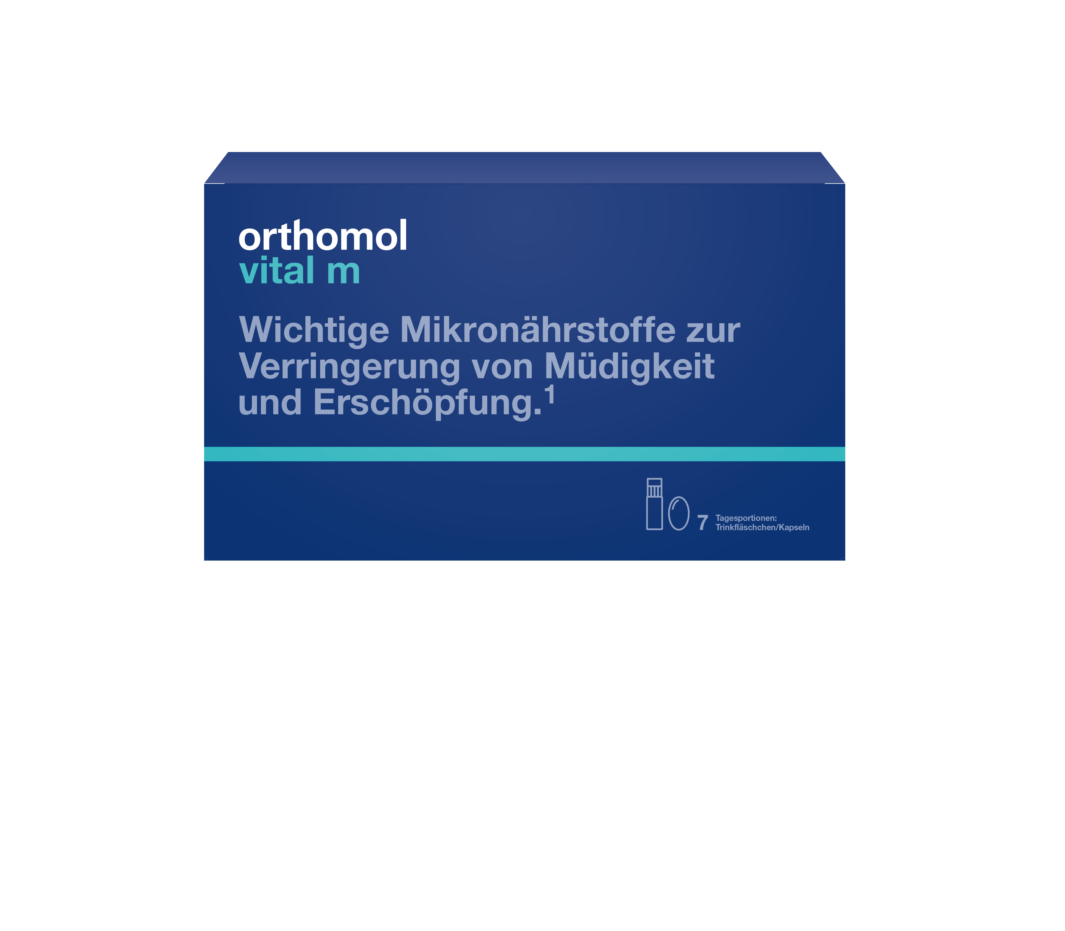 ORTHOMOL Vital M Trinkfläschchen/Kaps.Kombipack.