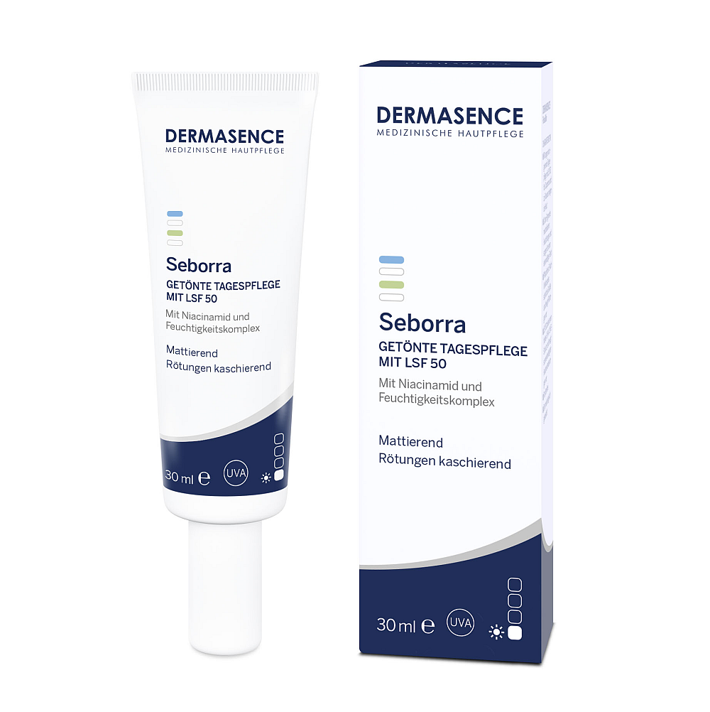 Dermasence Seborra Getönte Tagespflege mit LSF 50 (30 ml)