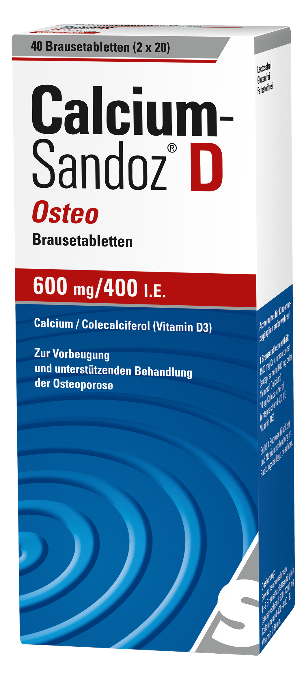 Calcium-Sandoz D Osteo Brausetabletten (40 Stk)