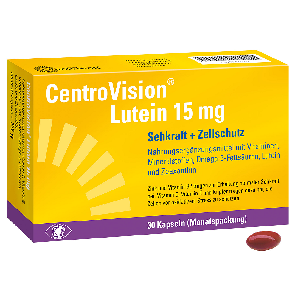 Centrovision Lutein 15 mg Kapseln (30 Stk)