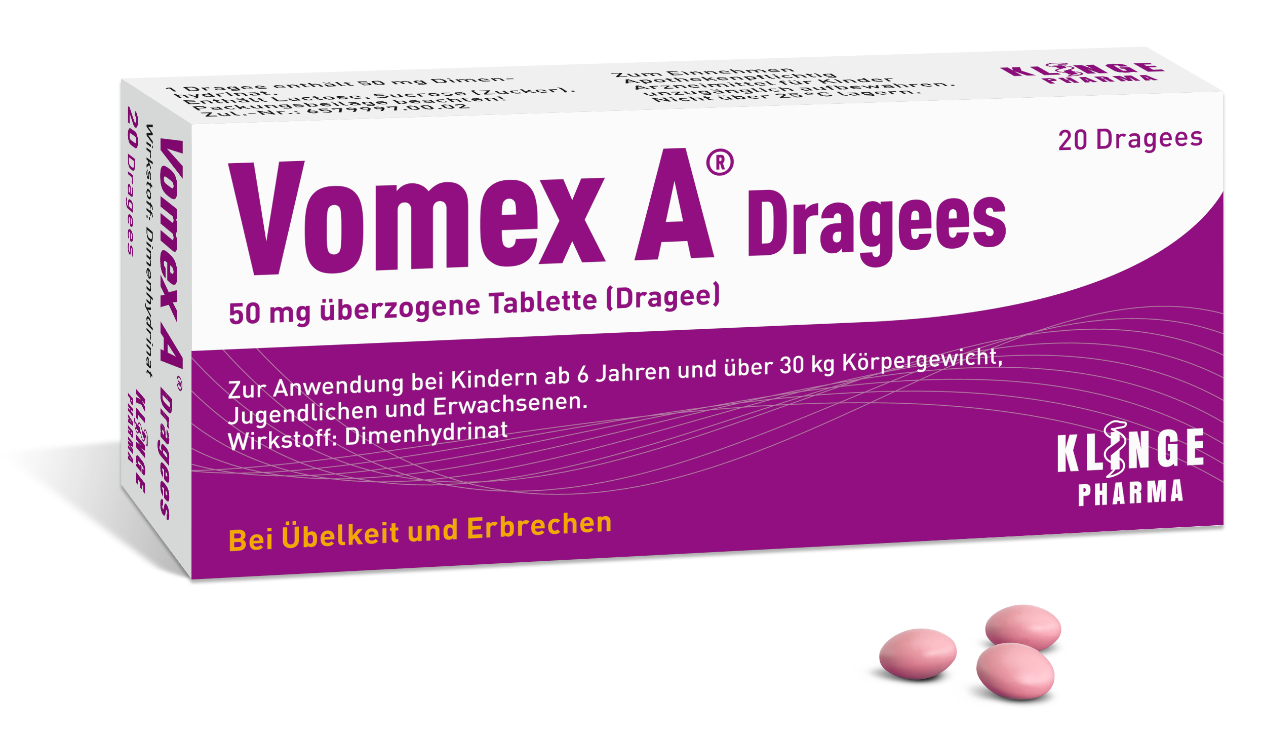 Vomex A Dragees (20 stk)
