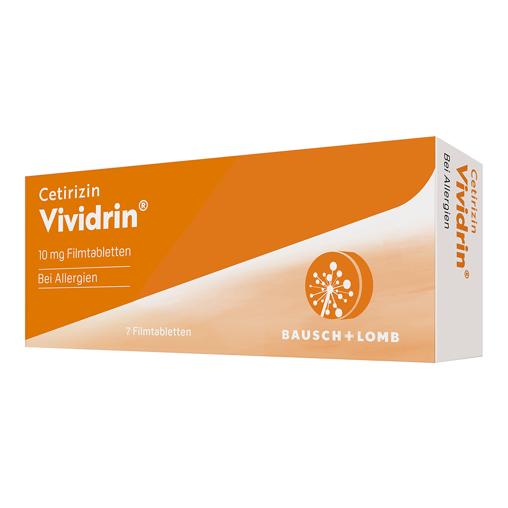 Cetirizin Vividrin 10 mg Filmtabletten (7 Stk)