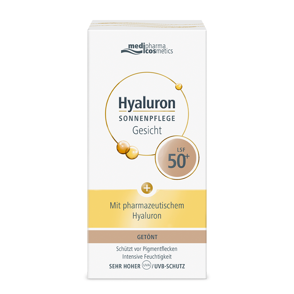 Hyaluron Sonnenpflege Gesicht getönt LSF 50+ (50 ml)