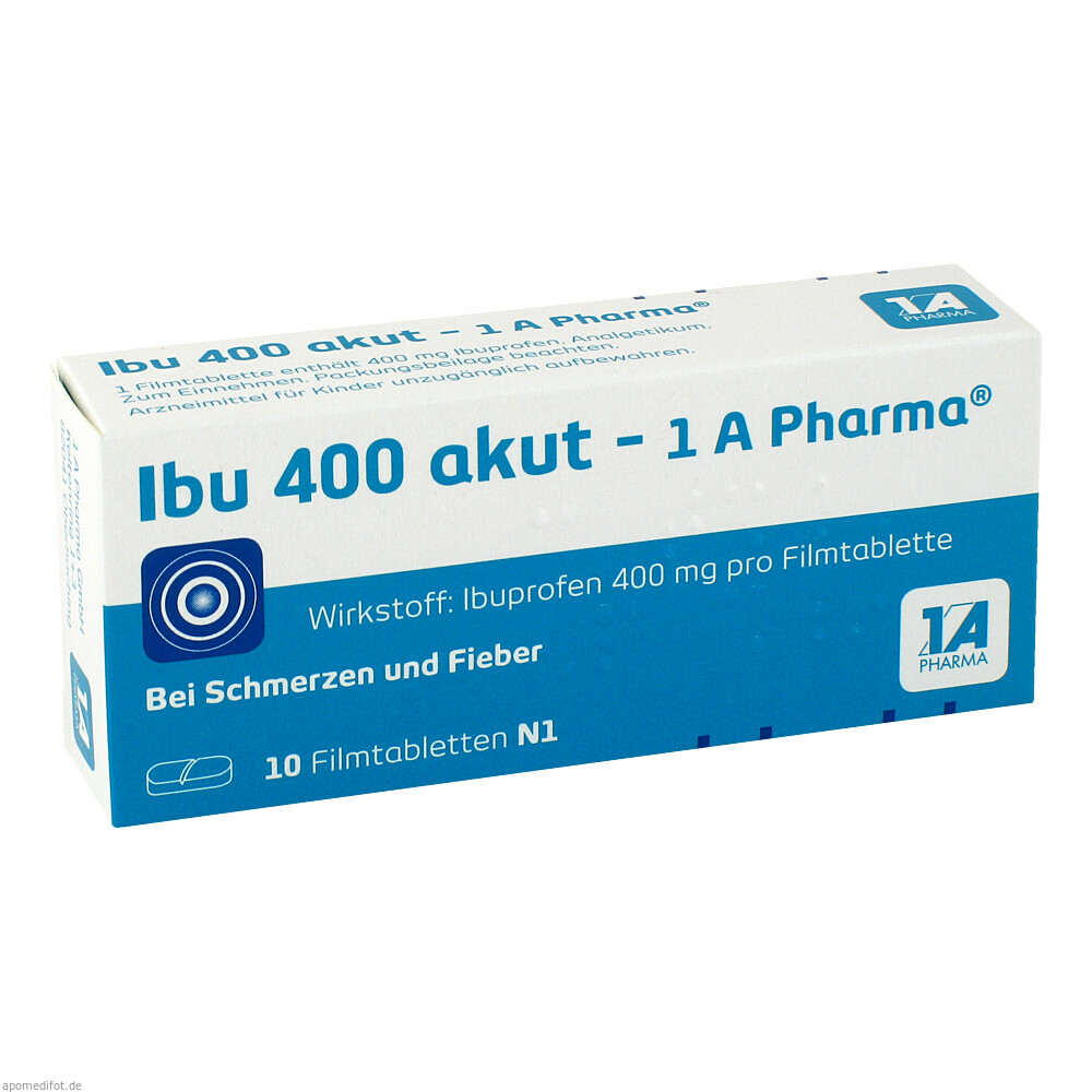 Ibu 400 akut-1A Pharma (10 stk)