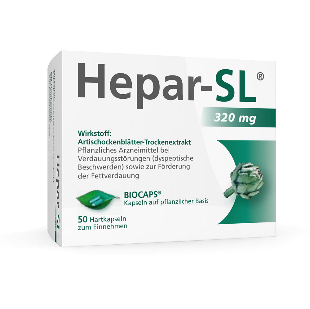 Hepar SL 320 mg Hartkapseln (50 Stk)