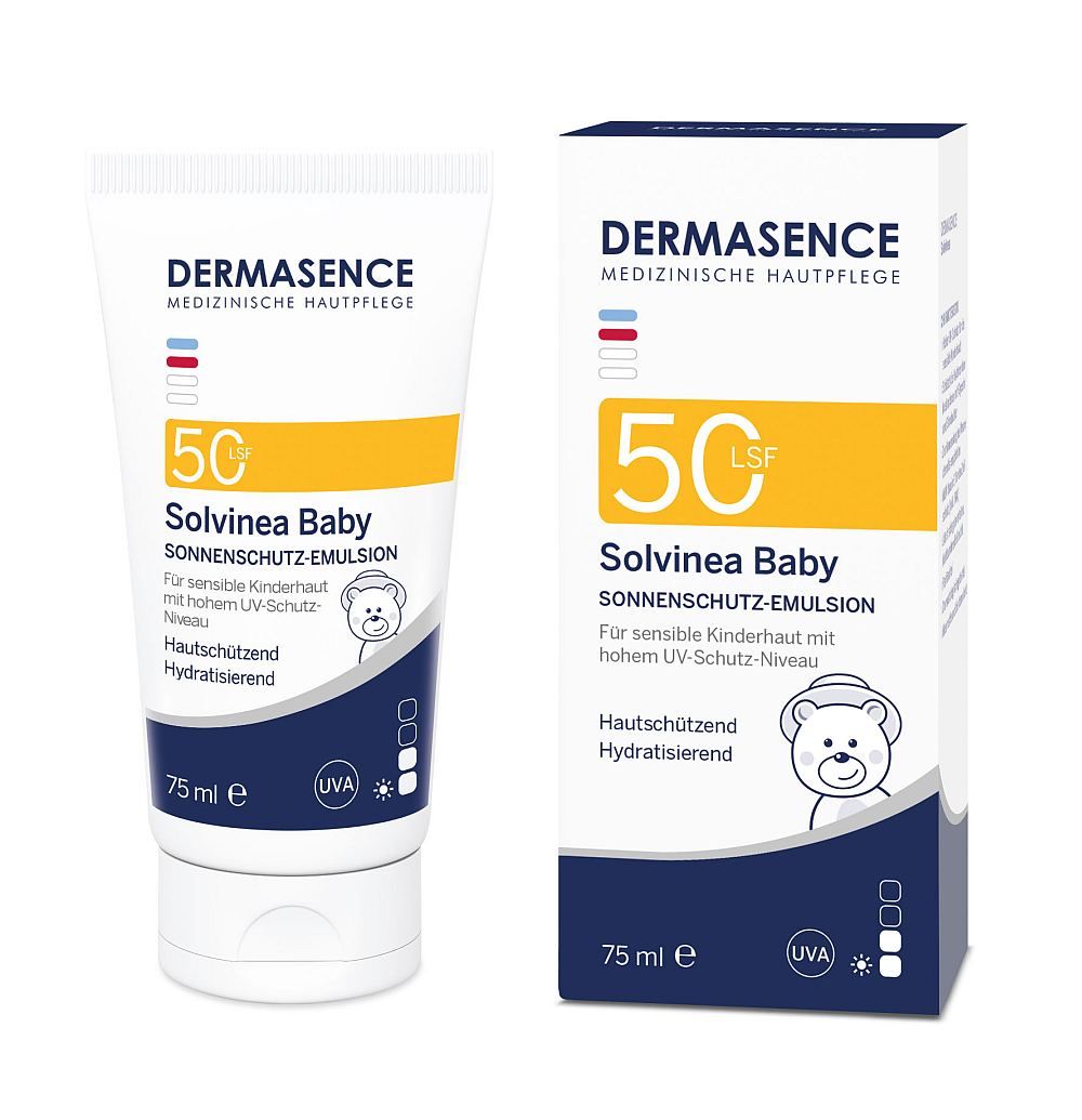 Dermasence Solvinea Baby Sonnschutz-Emulsion LSF 50 (75 ml)