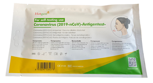 HOTGEN Coronavirus 2019-nCoV Ag Selbsttest Nase
