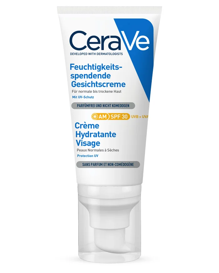 CeraVe Feuchtigkeitsspendende Gesichtscreme mit LSF 30 (52 ml)