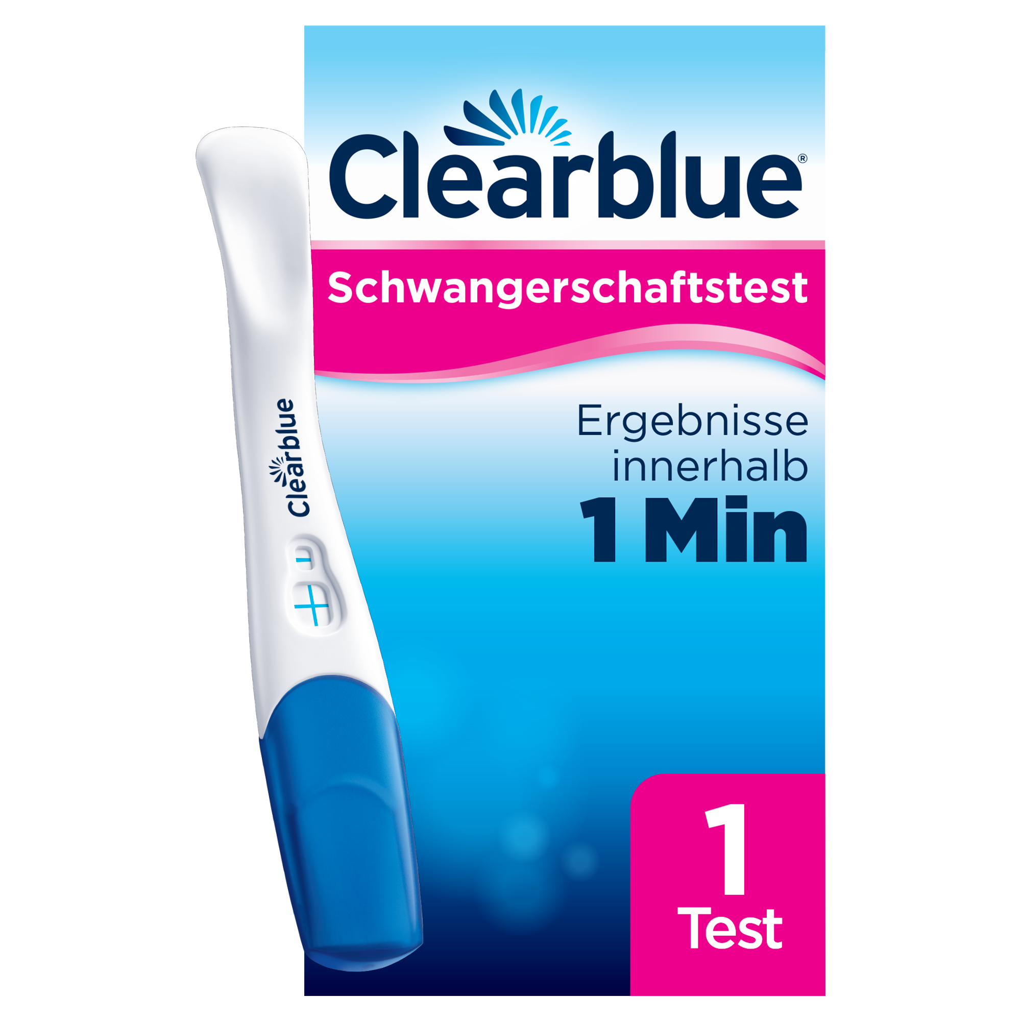 Clearblue Schwangerschaftstest schnelle Erkennung