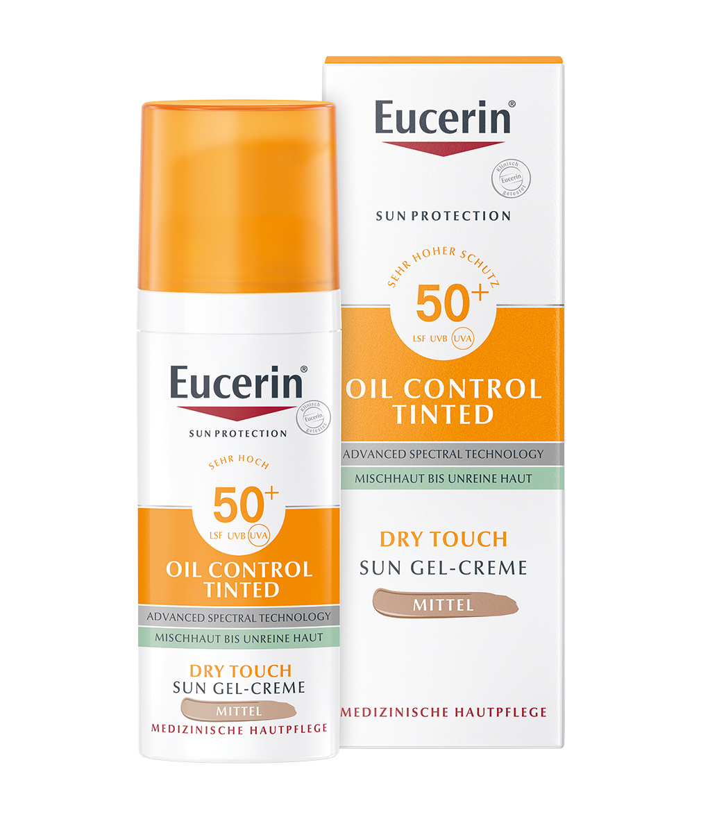 Eucerin Sun Oil Control Tinted Creme Lsf 50+ Mittel (50 ml)