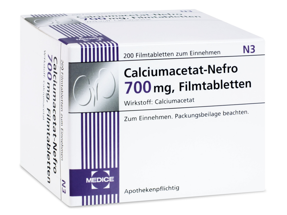 Calciumacetat-Nefro 700 mg (200 Stk)