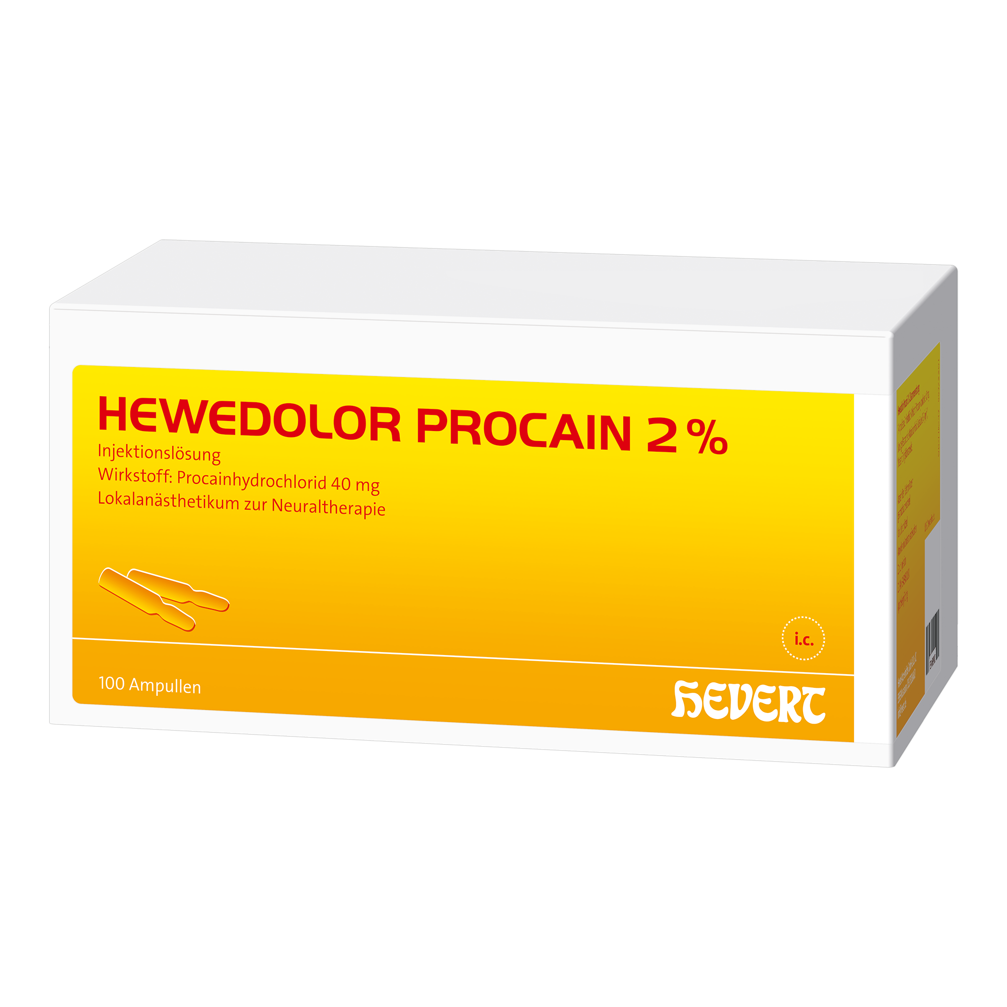 HEWEDOLOR Procain 2% Injektionslösung in Ampullen