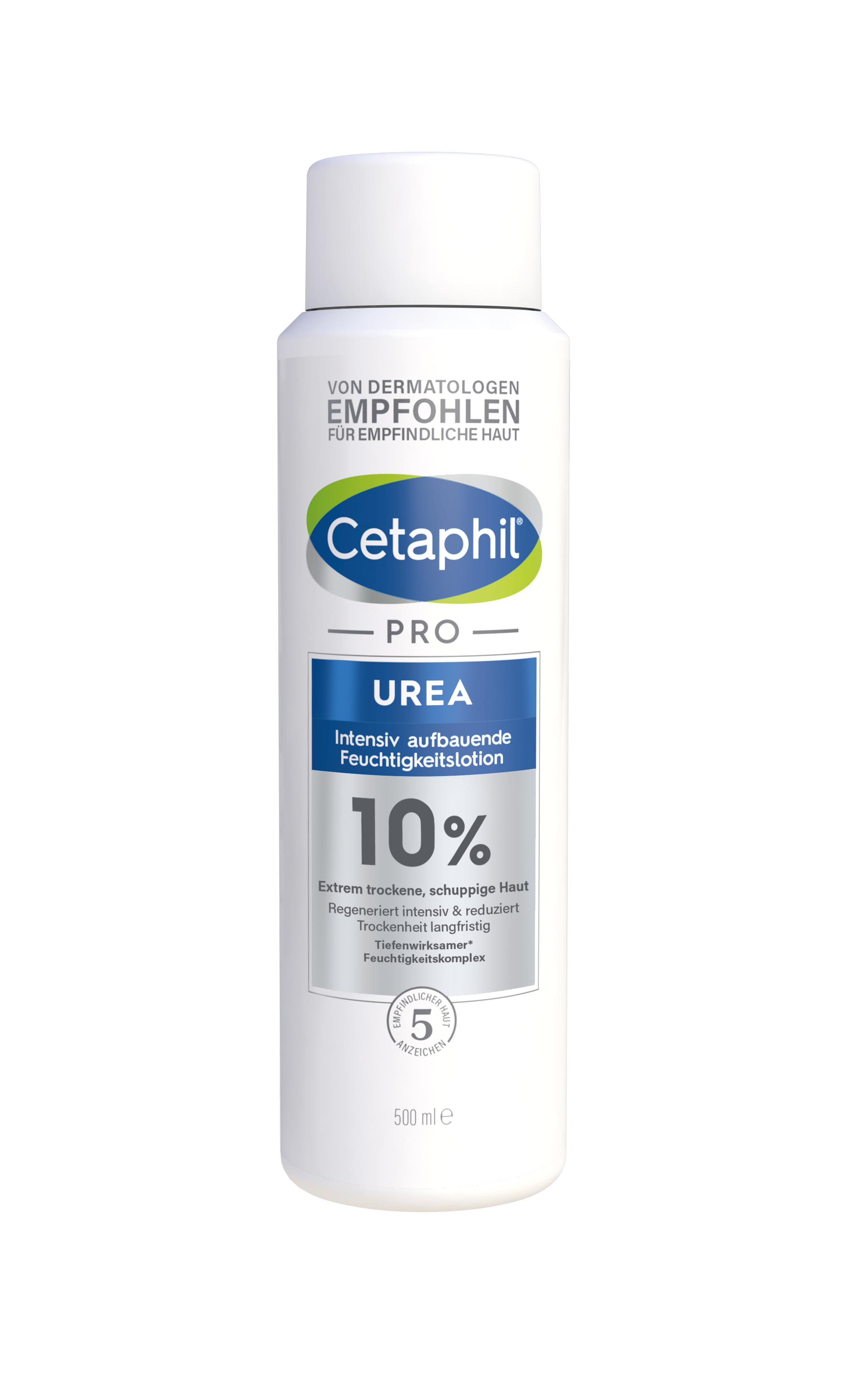 Cetaphil PRO Urea 10% Intensiv aufbauende Feuchtigkeitslotion (500 ml)