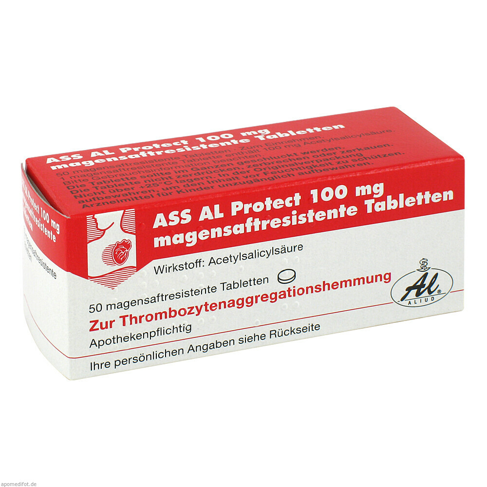 ASS AL Protect 100 mg magensaftres.Tabletten