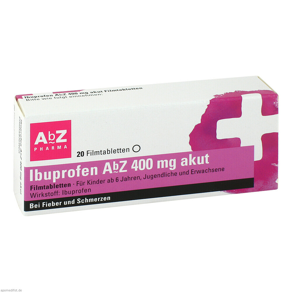 Ibuprofen AbZ 400mg akut (20 stk)
