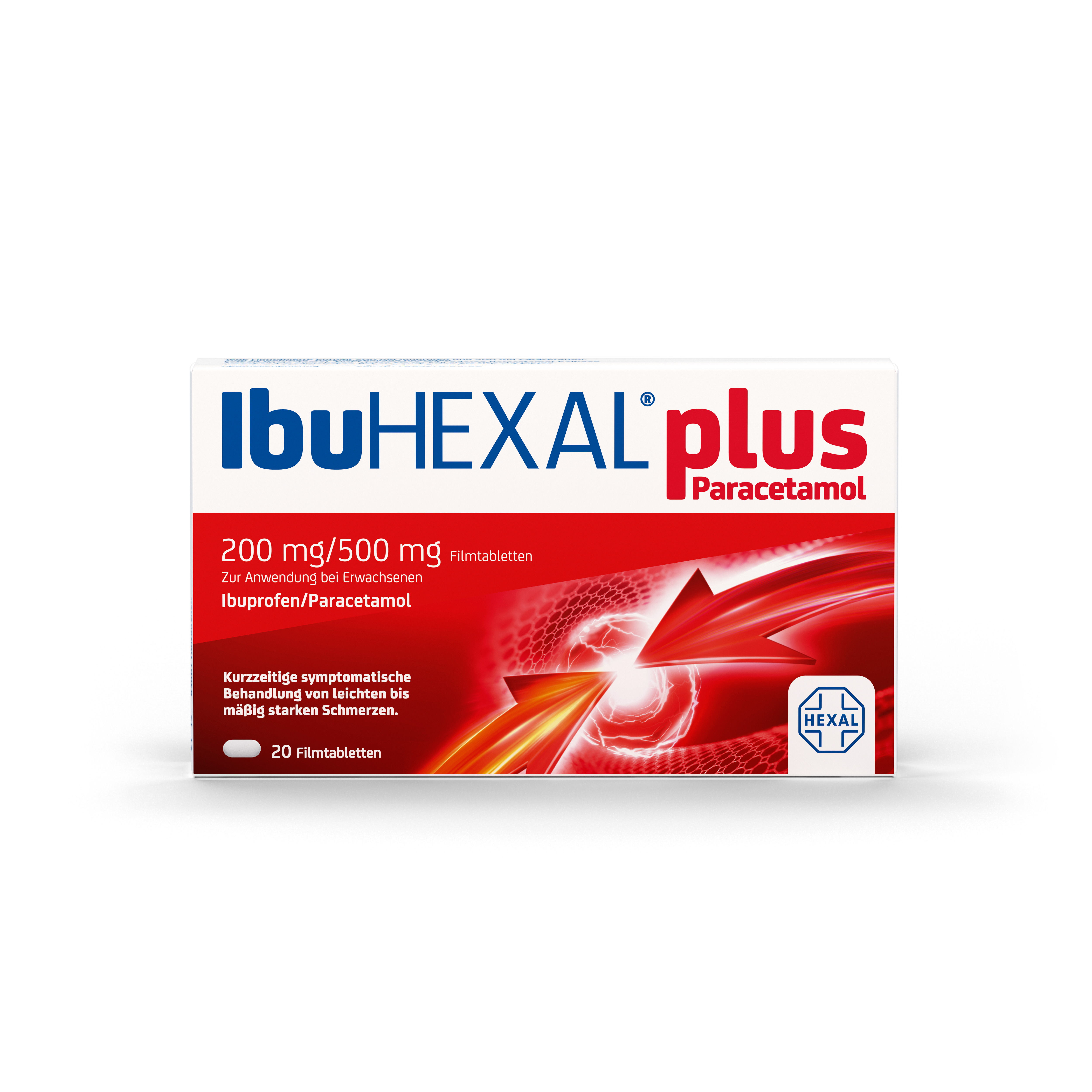 Ibuhexal Plus Paracetamol 200 Mg/500 mg Filmtabletten (20 Stk)