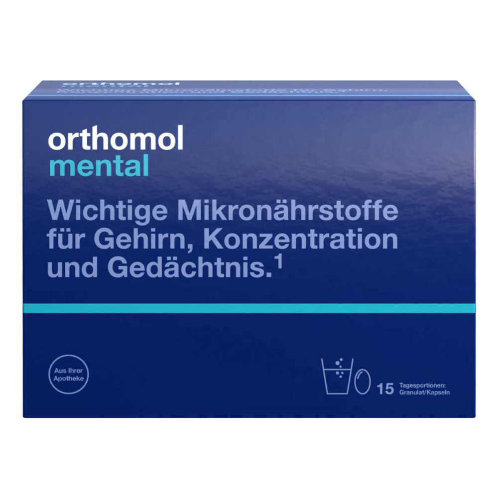 Orthomol Mental Granulat/Kapseln (15 Stk)