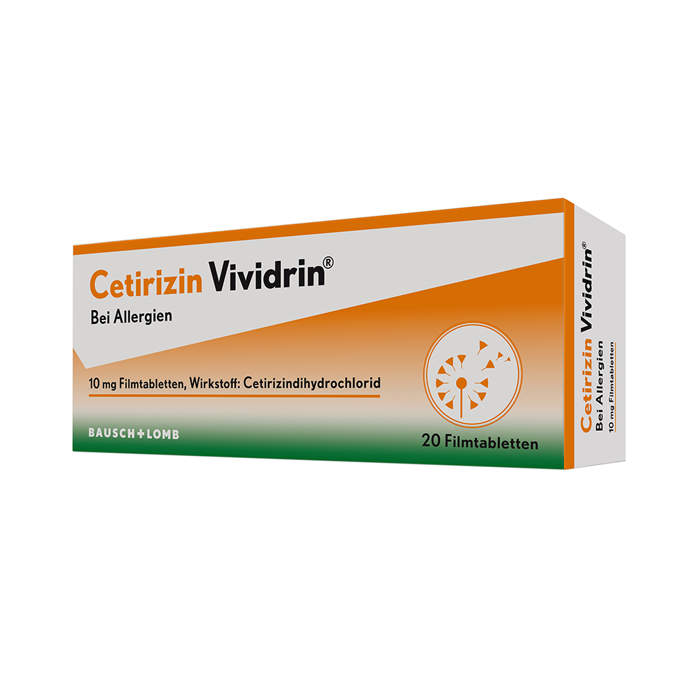 Cetirizin Vividrin 10 mg Filmtabletten (20 Stk)