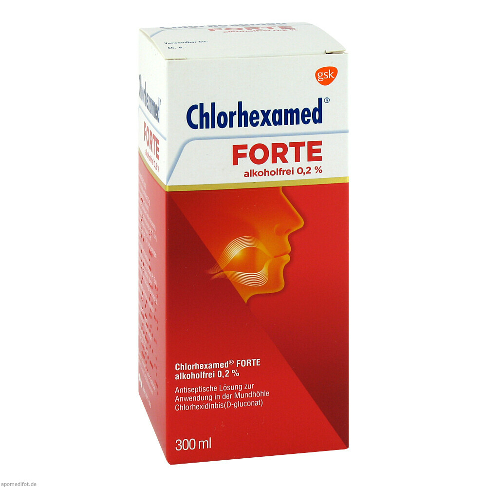 Chlorhexamed Forte alkoholfrei 0,2%, mit Chlorhexidin (300 ml)