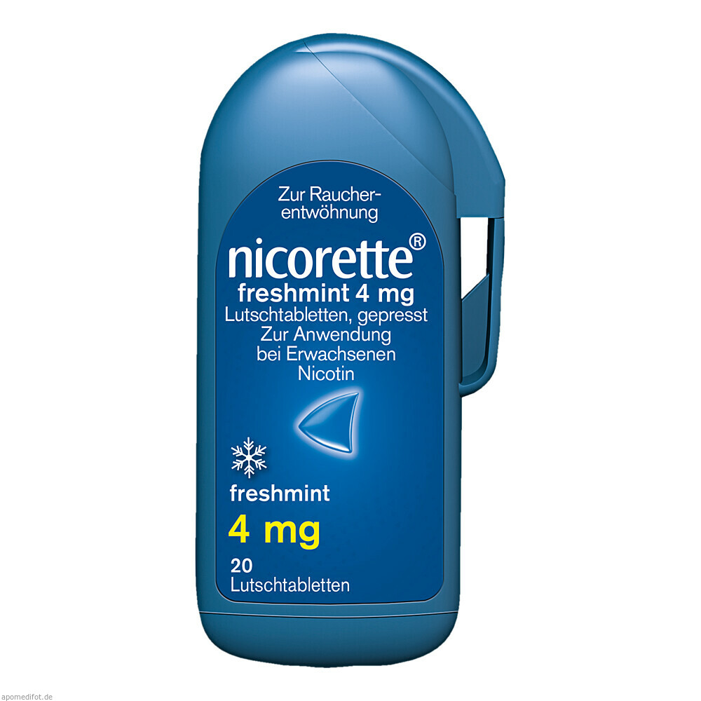 NICORETTE freshmint 4 mg Lutschtabletten gepresst