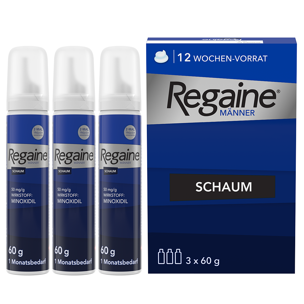 Regaine Männer Schaum (3x60 g)