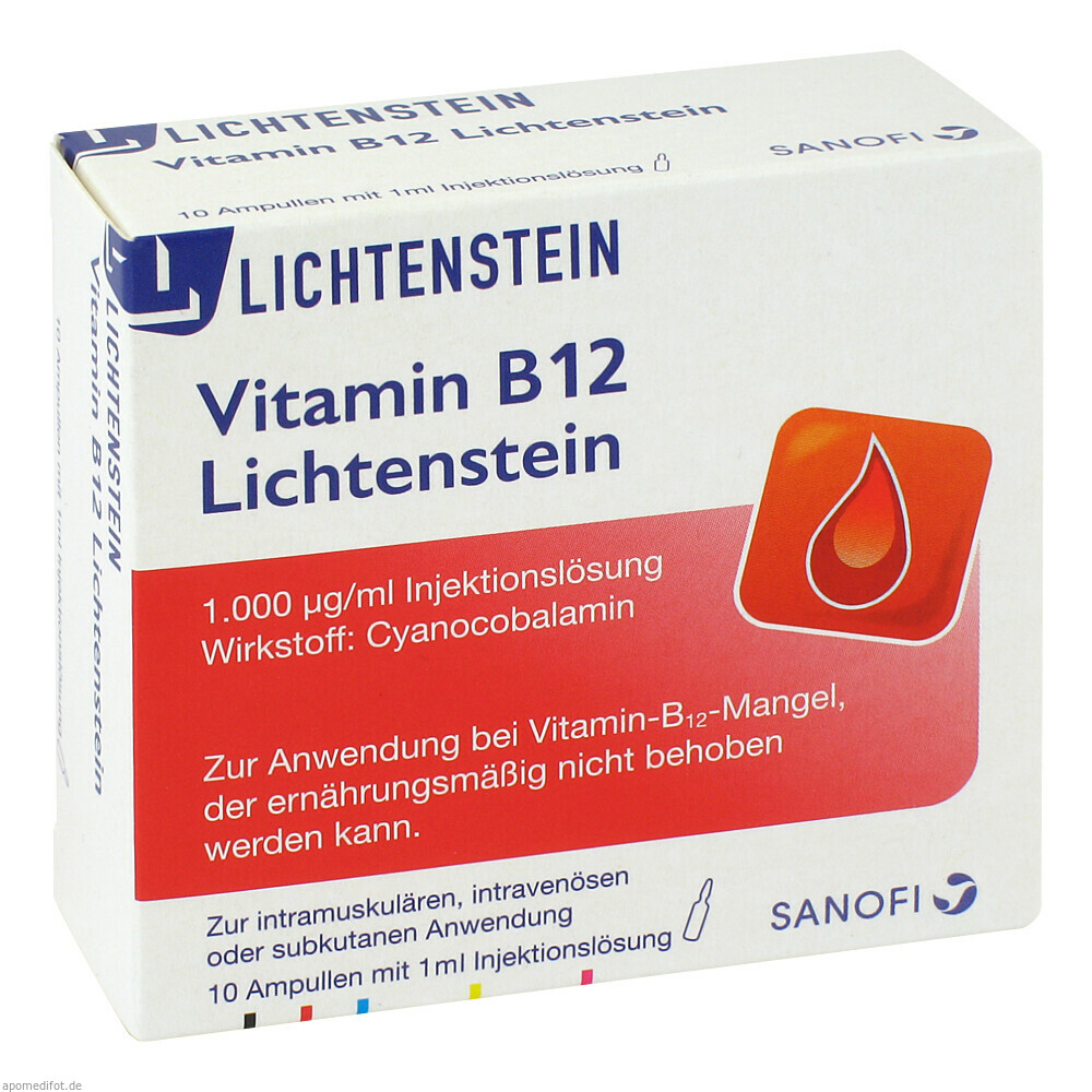 VITAMIN B12 1.000 ¼g Lichtenstein Ampullen