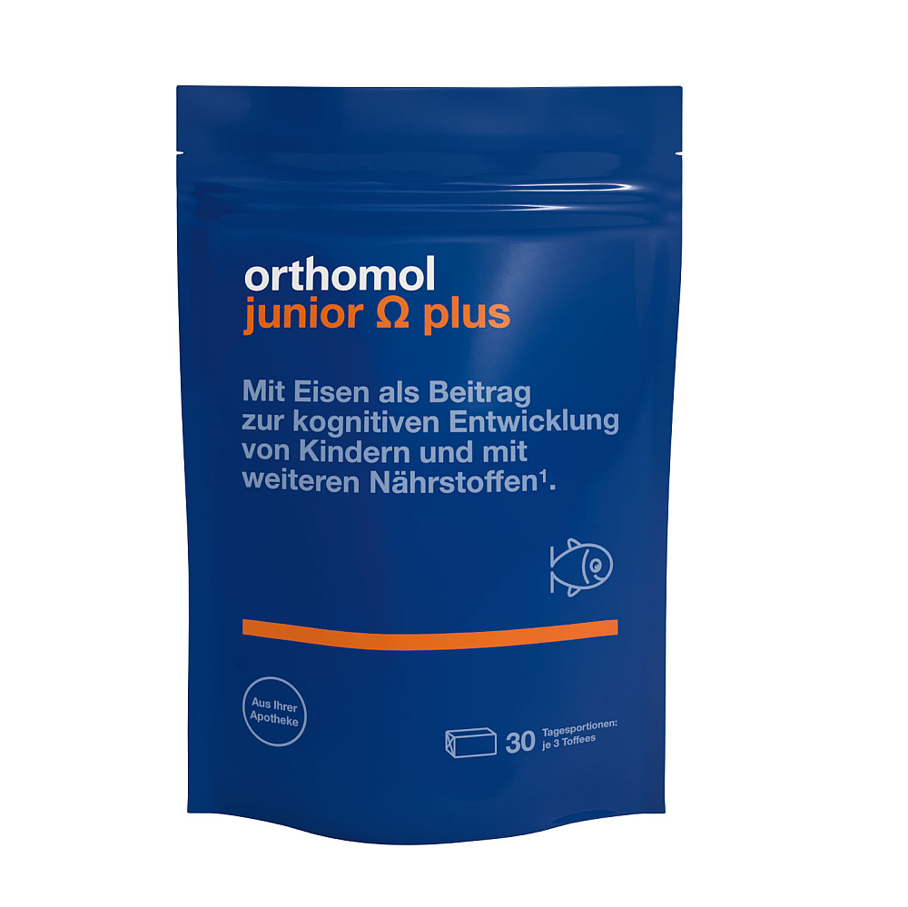 Orthomol junior Omega plus Toffees (90 Stk)