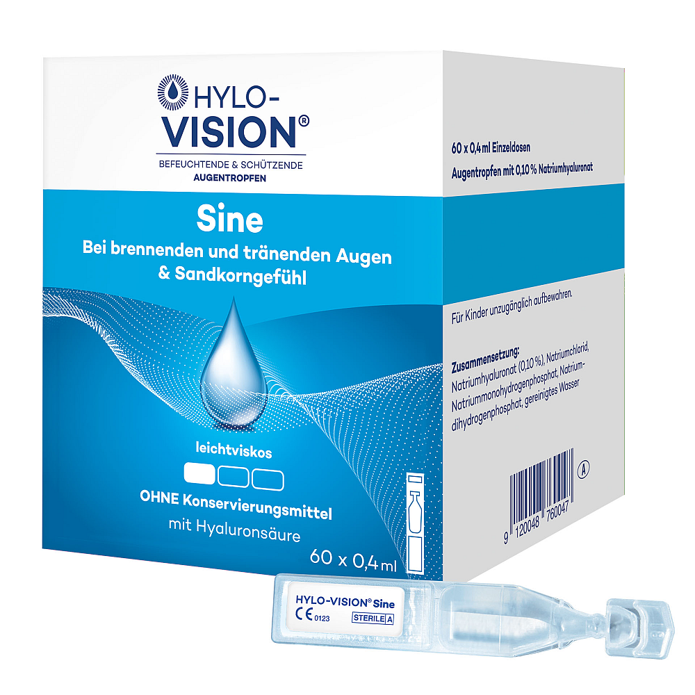 Hylo-Vision Sine Einzeldosispipetten (60x0.4 ml)