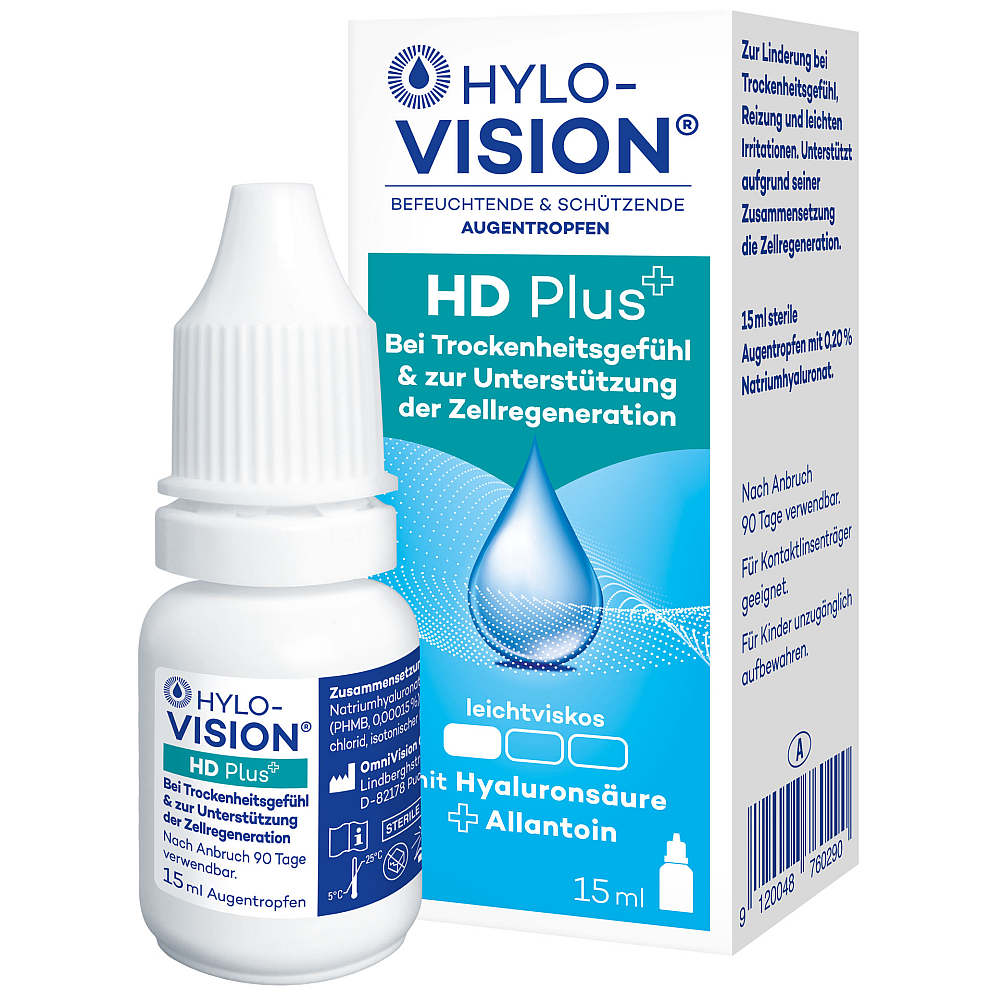 Hylo-Vision HD Plus Augentropfen (15 ml)