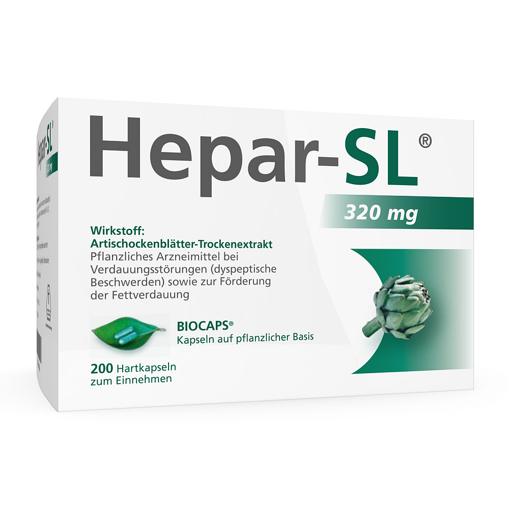 Hepar SL 320 mg Hartkapseln (200 Stk)