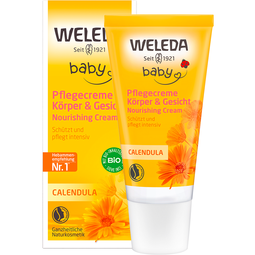 Weleda Calendula Pflegecreme Körper & Gesicht (30 ml)
