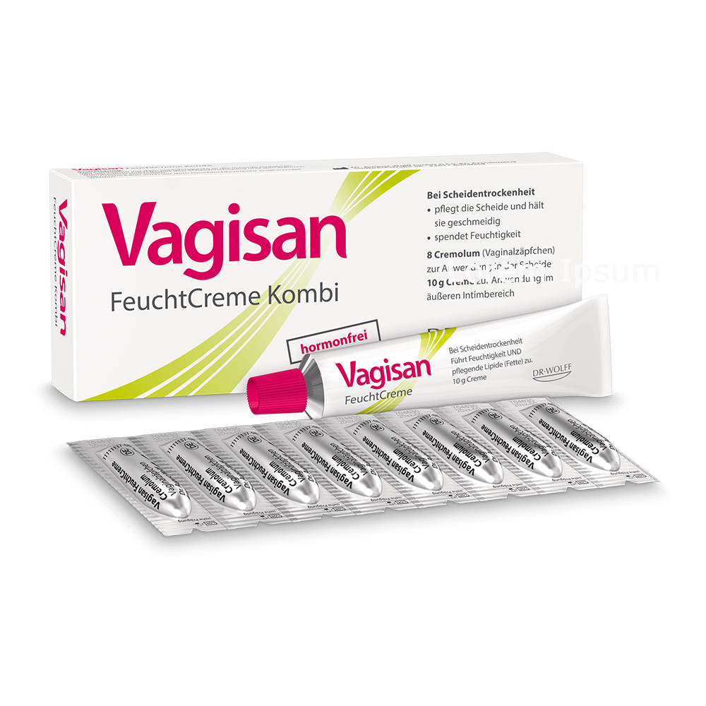 Vagisan FeuchtCreme Kombi (8 Zäpfchen + 10g Creme)