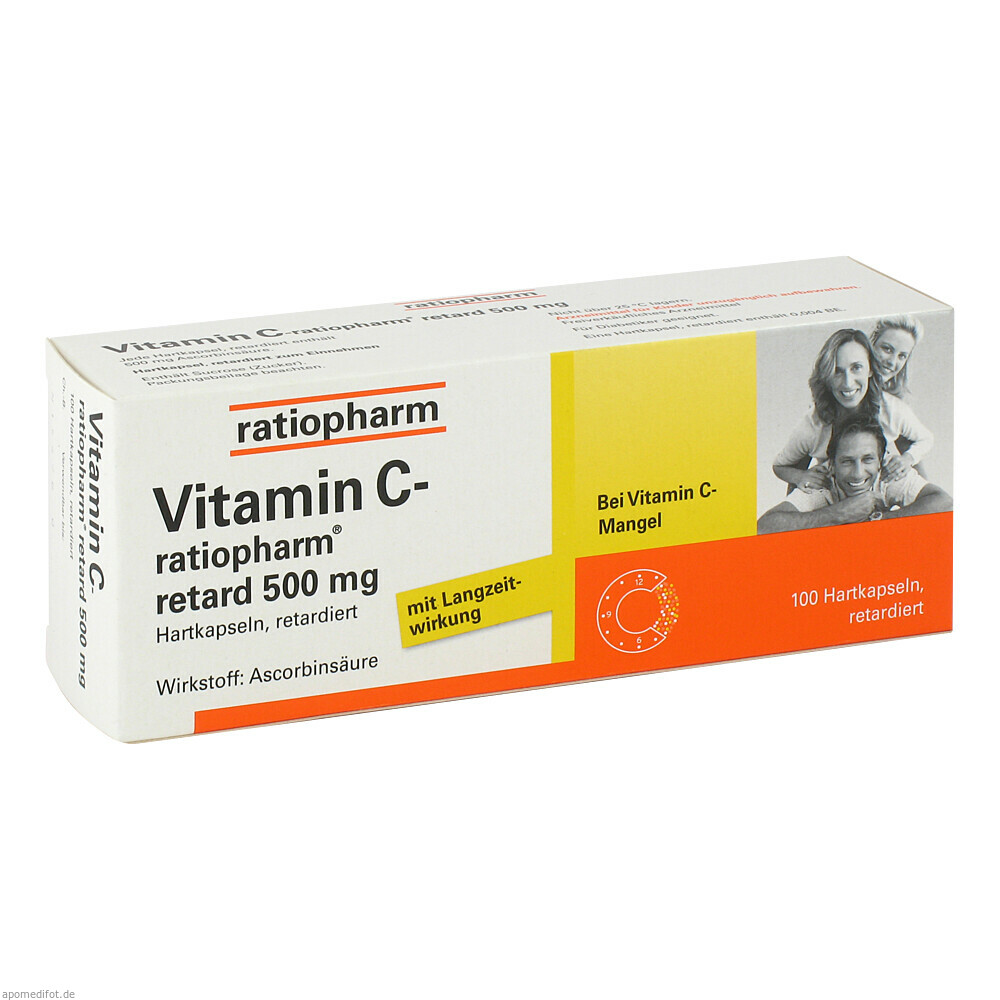 VITAMIN C-RATIOPHARM retard 500 mg Kapseln