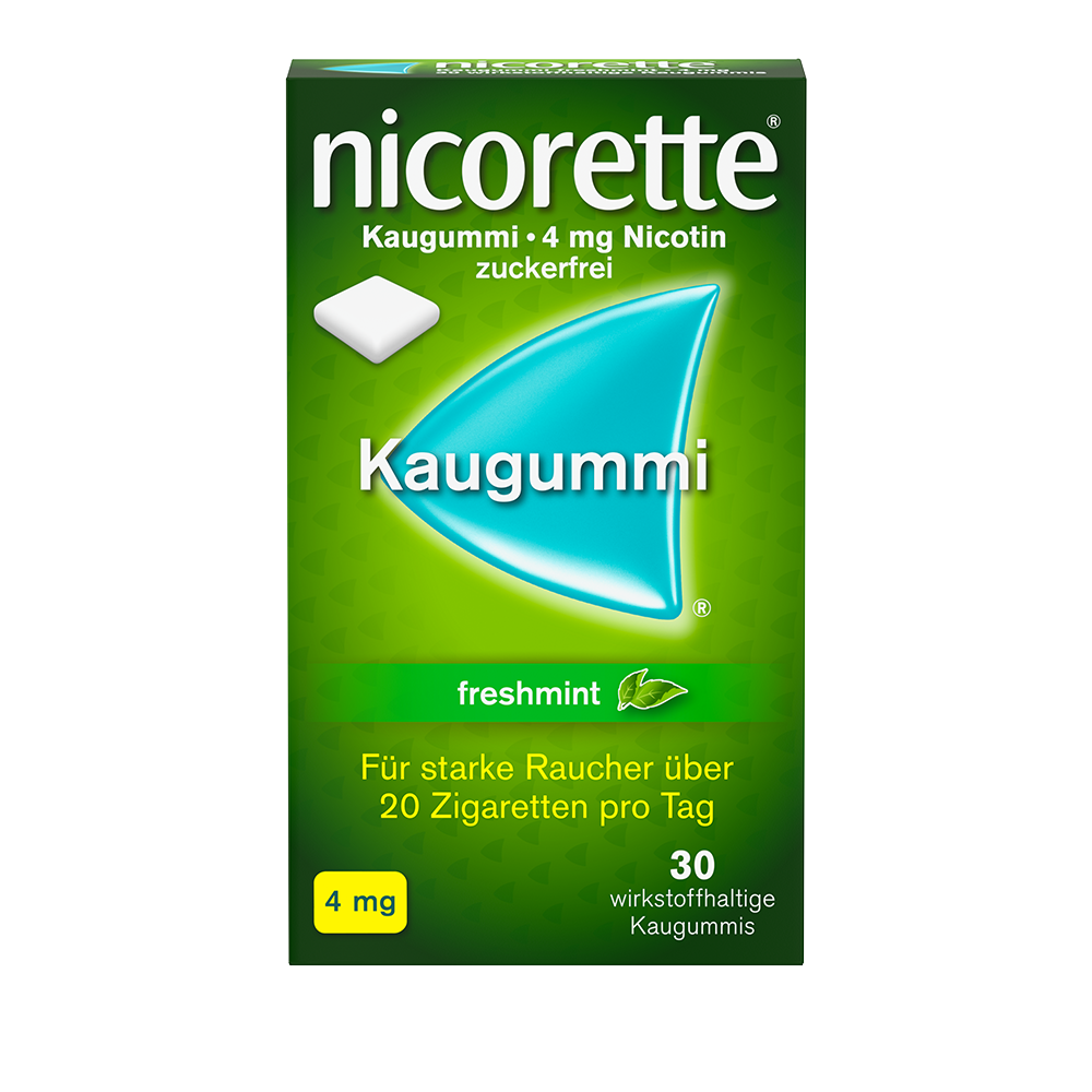 Nicorette Kaugummi 4 mg freshmint (30 Stk)