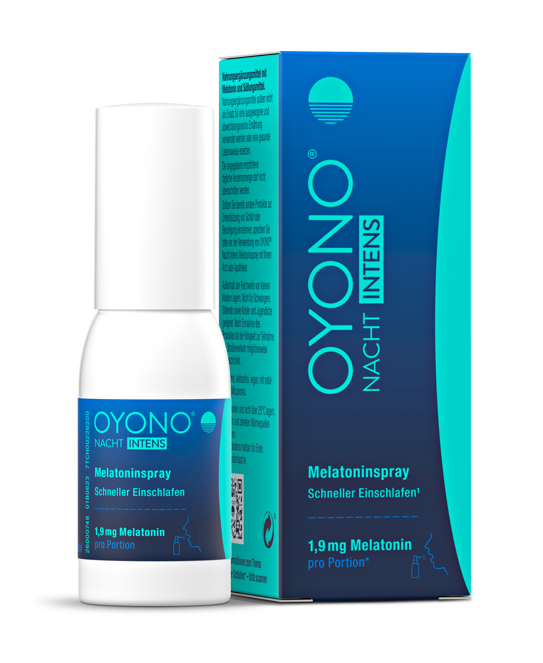 Oyono Nacht Intens Melatoninspray (30 ml)