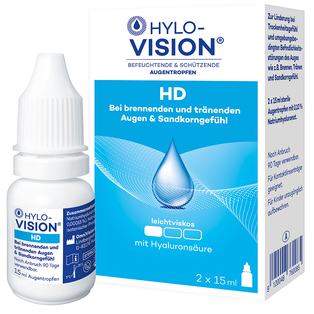 Hylo-Vision HD Augentropfen (2x15 ml)