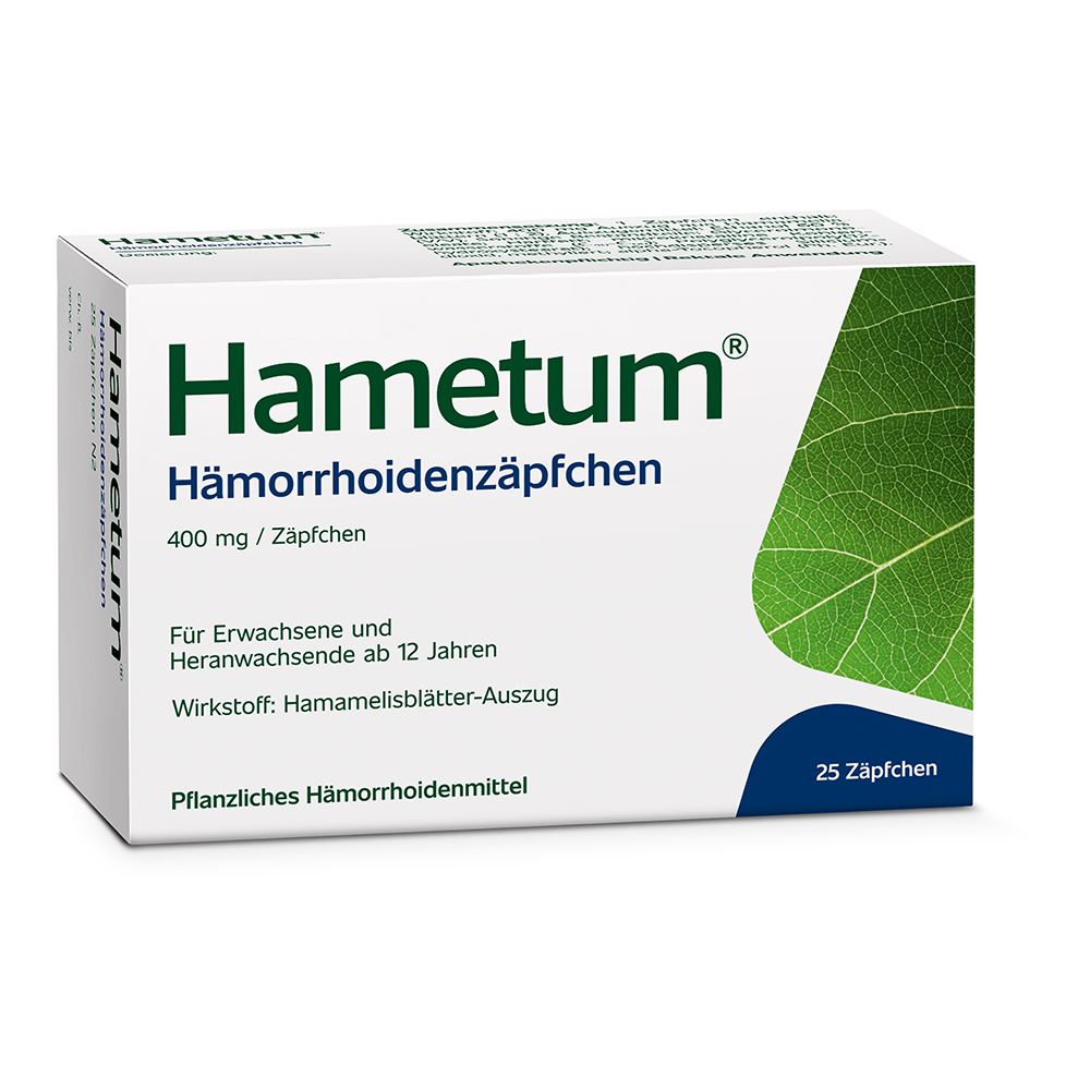 Hametum Hämorrhoidenzäpfchen (25 Stk)